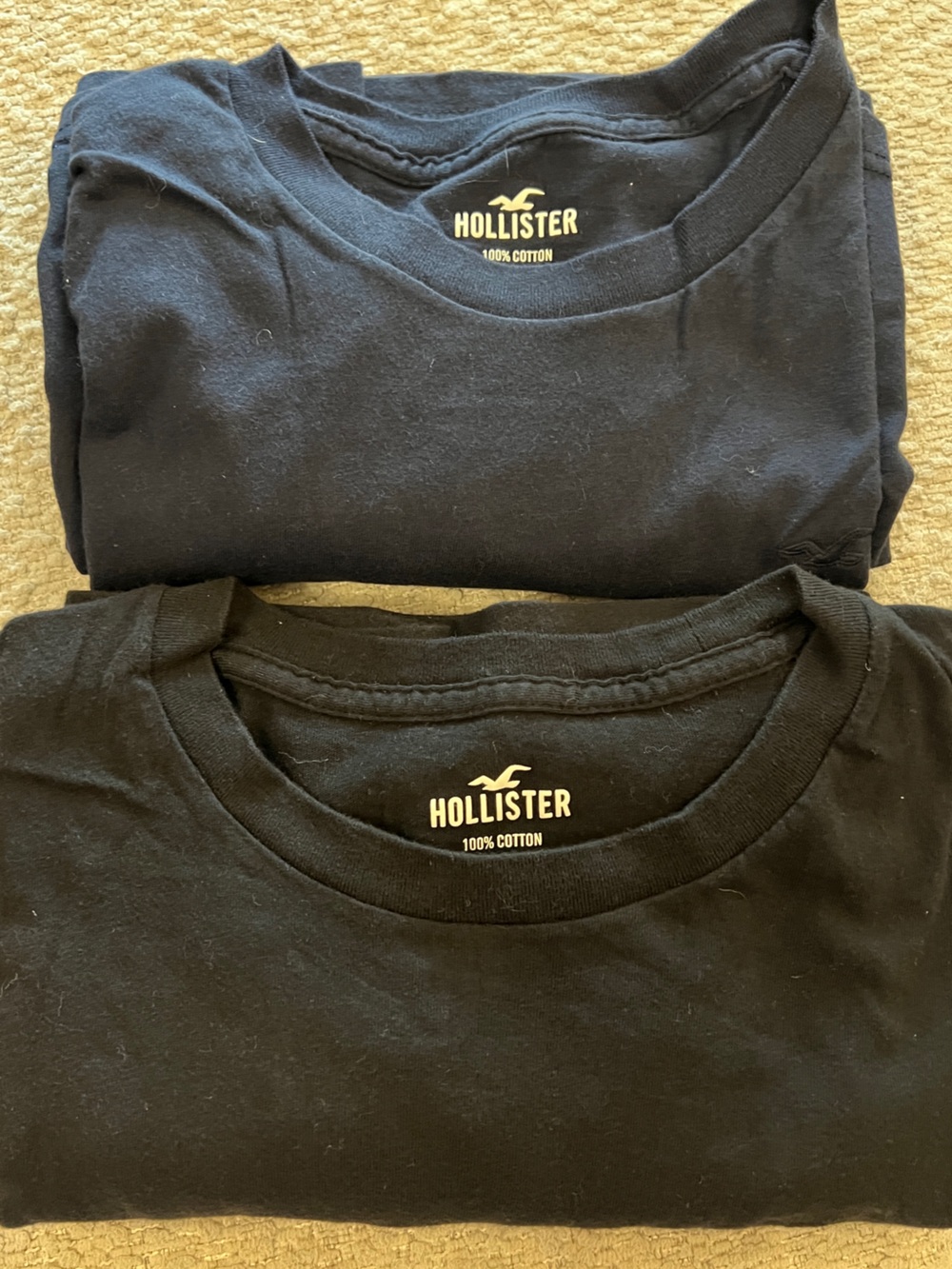 Hollister Black Short Sleeve Crew Neck Tee